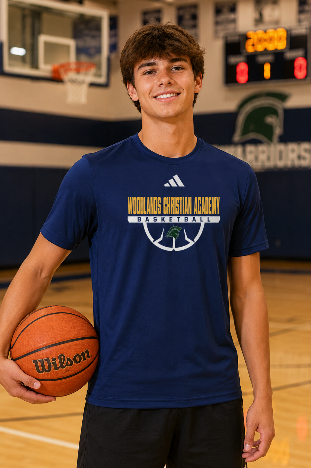 Adidas Men's Short Sleeve Pregame Tee-Basketball