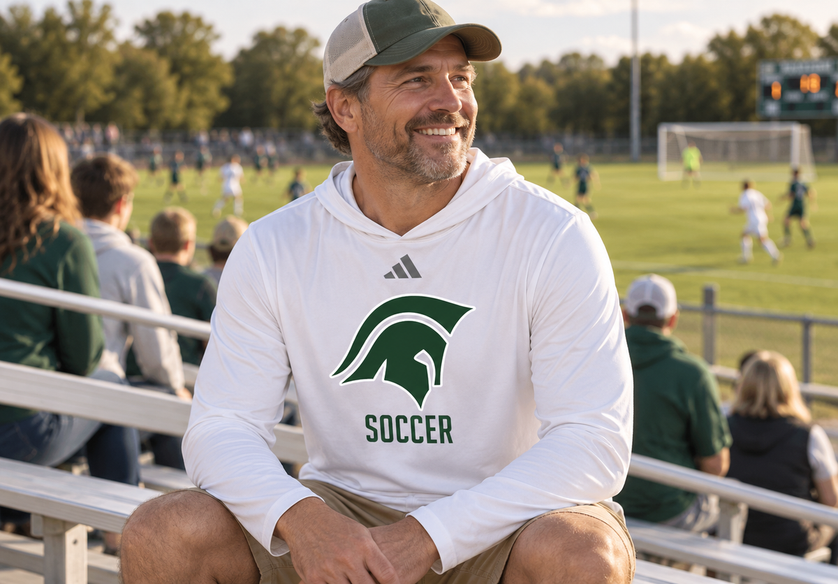 Adidas Men's Long Sleeve Lightweight Hoody-Soccer