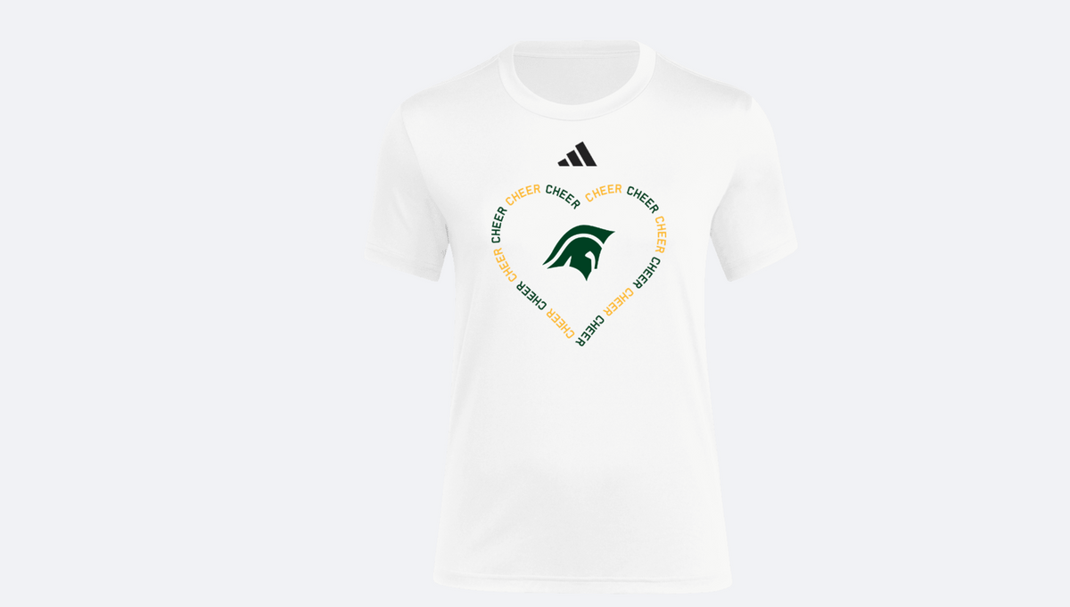 Adidas Women's Short Sleeve Pregame Tee-Cheerleading