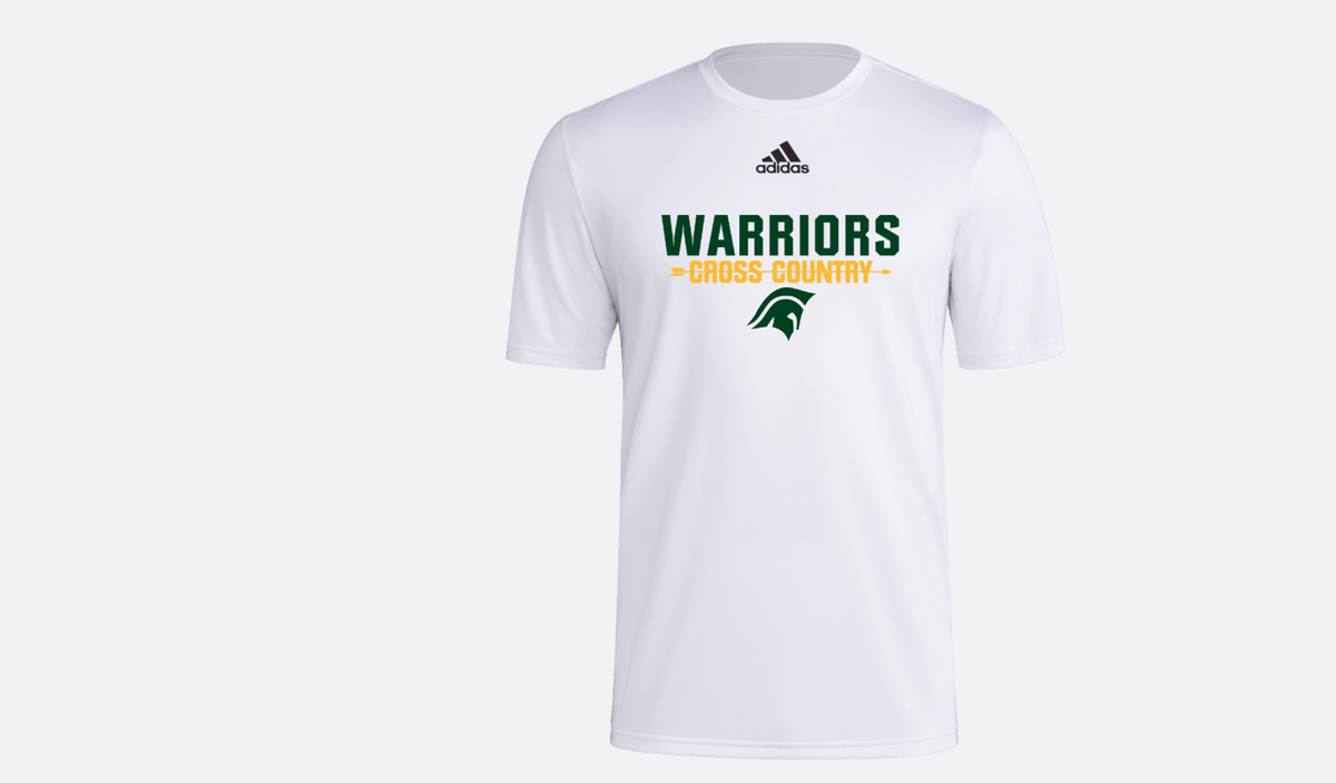 Adidas Men's Pre-Game Badge of Sport Short Sleeve Tee-Cross Country