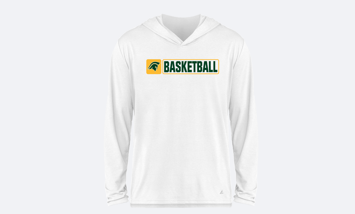 BSN SPORTS Unisex Ultimate Performance Long Sleeve Hoodie Tee-Basketball