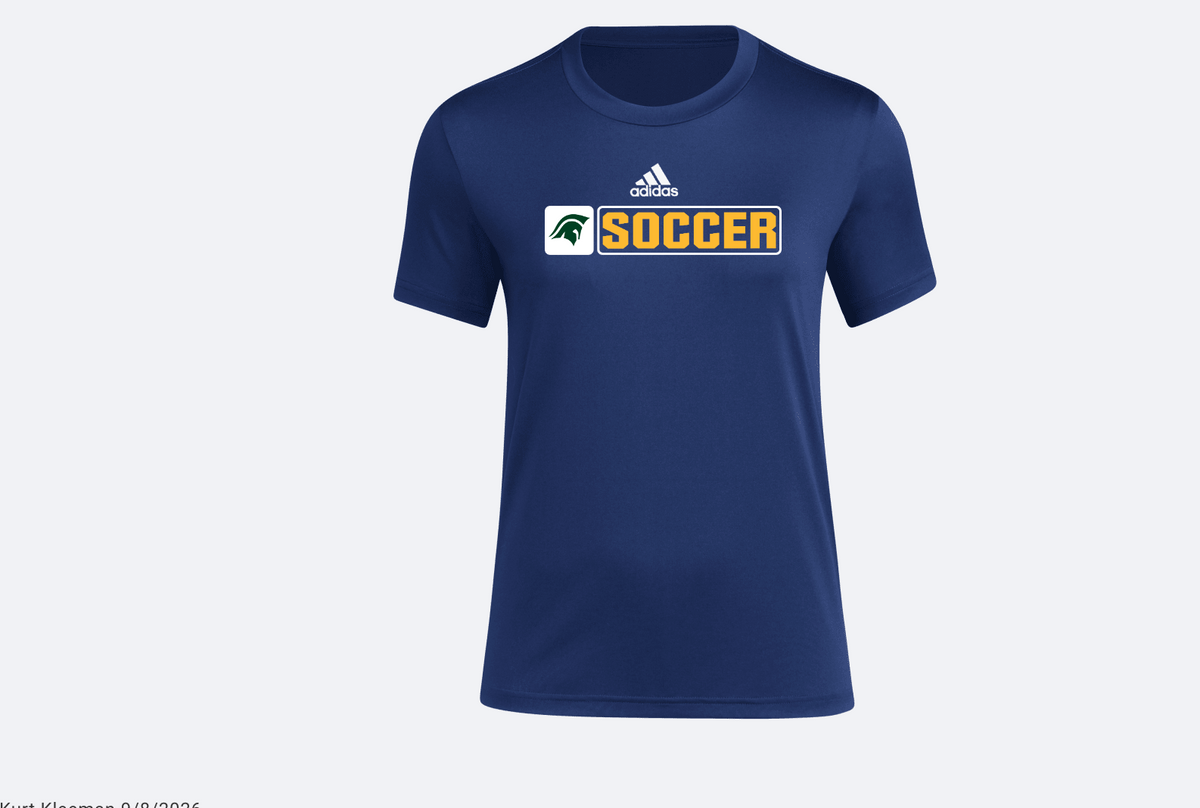 Adidas Women's Short-Sleeve Pre-Game Badge of Sport Tee-Soccer