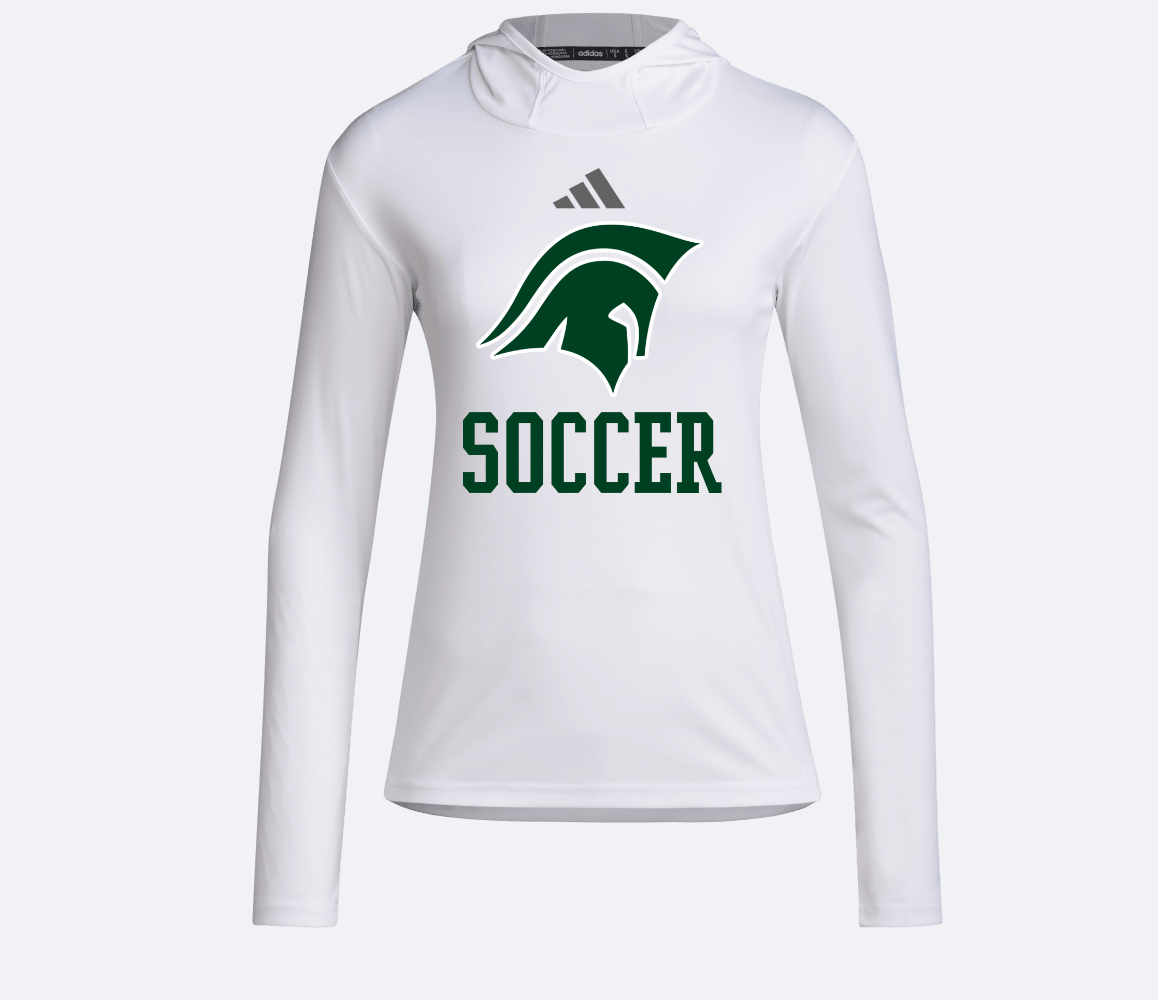 Adidas Women's Long Sleeve Lightweight Hoody-Soccer