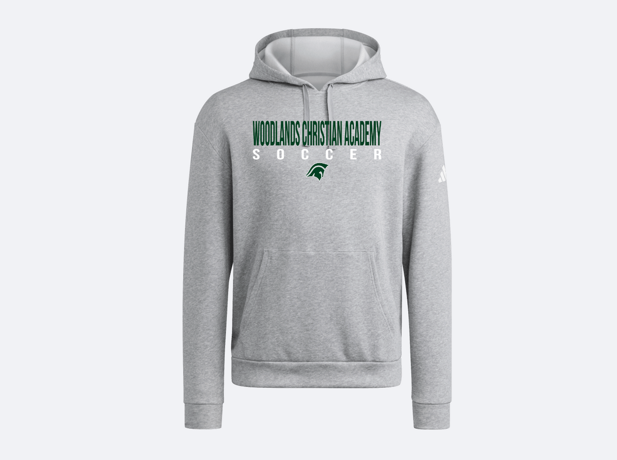 Adidas Men's Fleece Pullover Hoodie-Soccer
