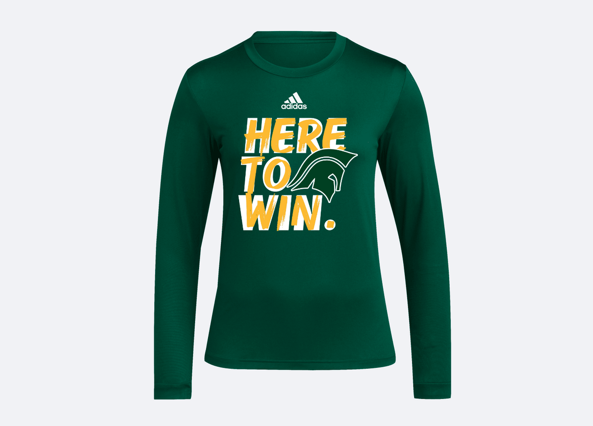 Adidas Women's Long-Sleeve Pre-Game Badge of Sport Tee-Basketball