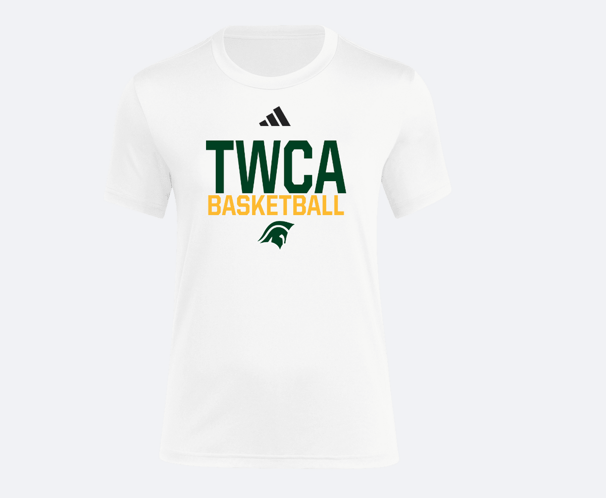 Adidas Women's Short Sleeve Pregame Tee-Basketball